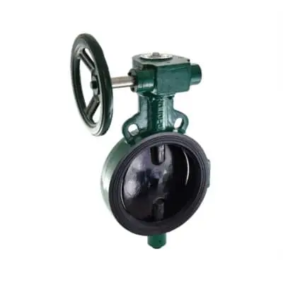 Butterfly Valve (Wafer Type) PN 1.6 with S.G Iron Disc - Gear Operated